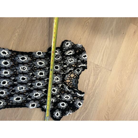 Twinset macrame coverup dress size large - Picture 5 of 6